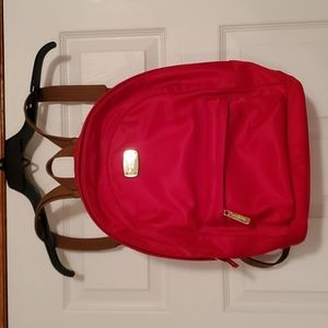 Michael Kors Red Backpack
